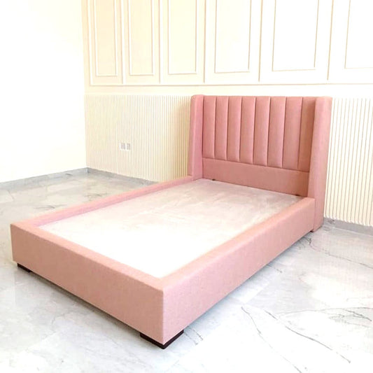 Pink Upholstered Bed