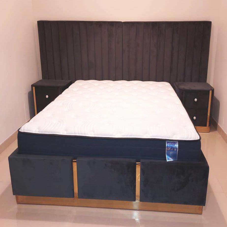 Upholstered Bed with luxury Finish