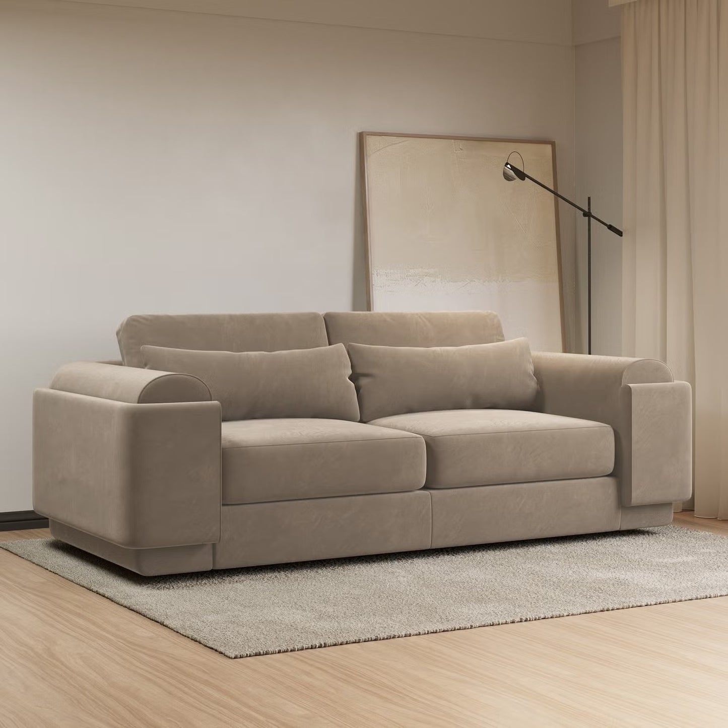 Comfortable Upholstered Sofa