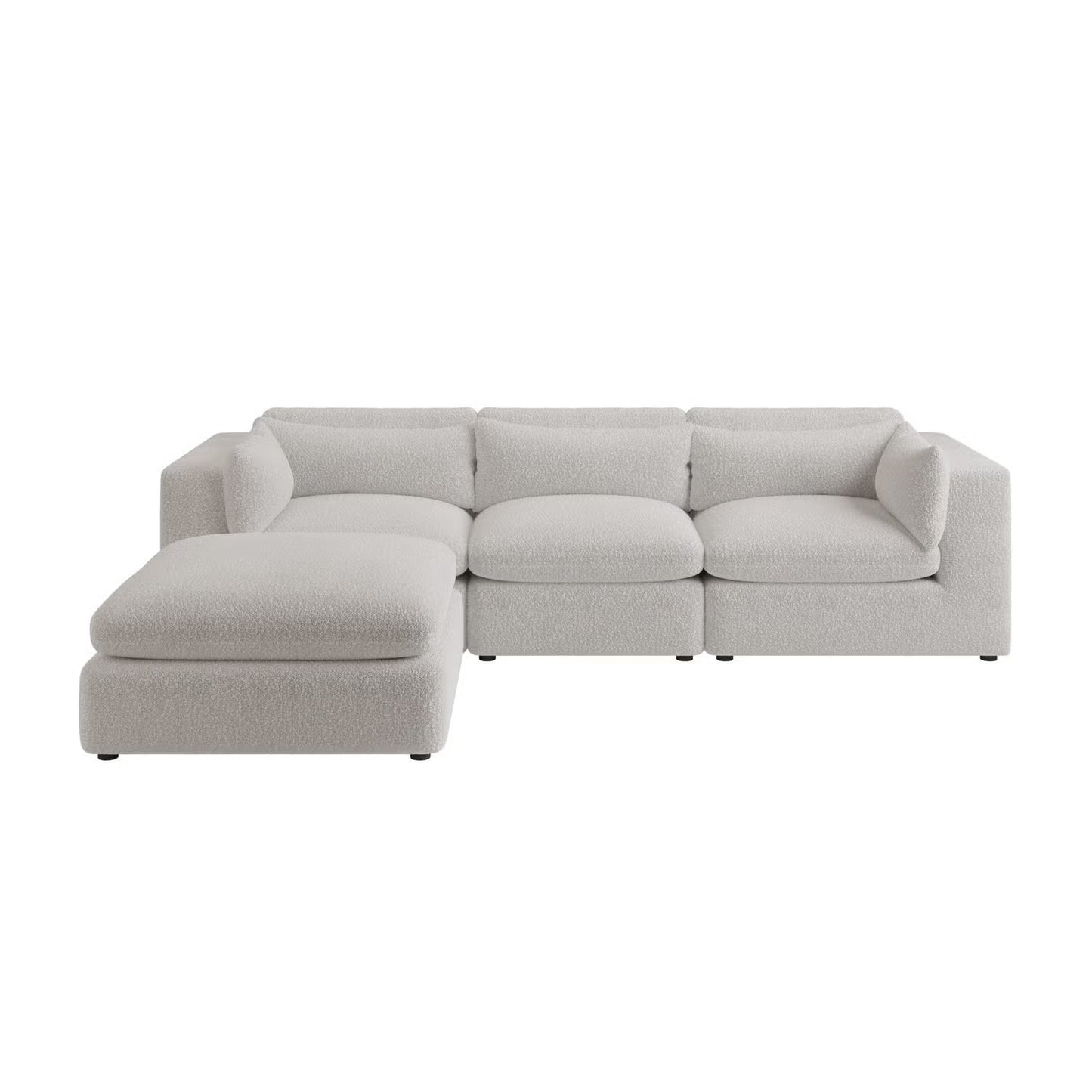 Stylish Modern 3 Seater L Shaped Sofa