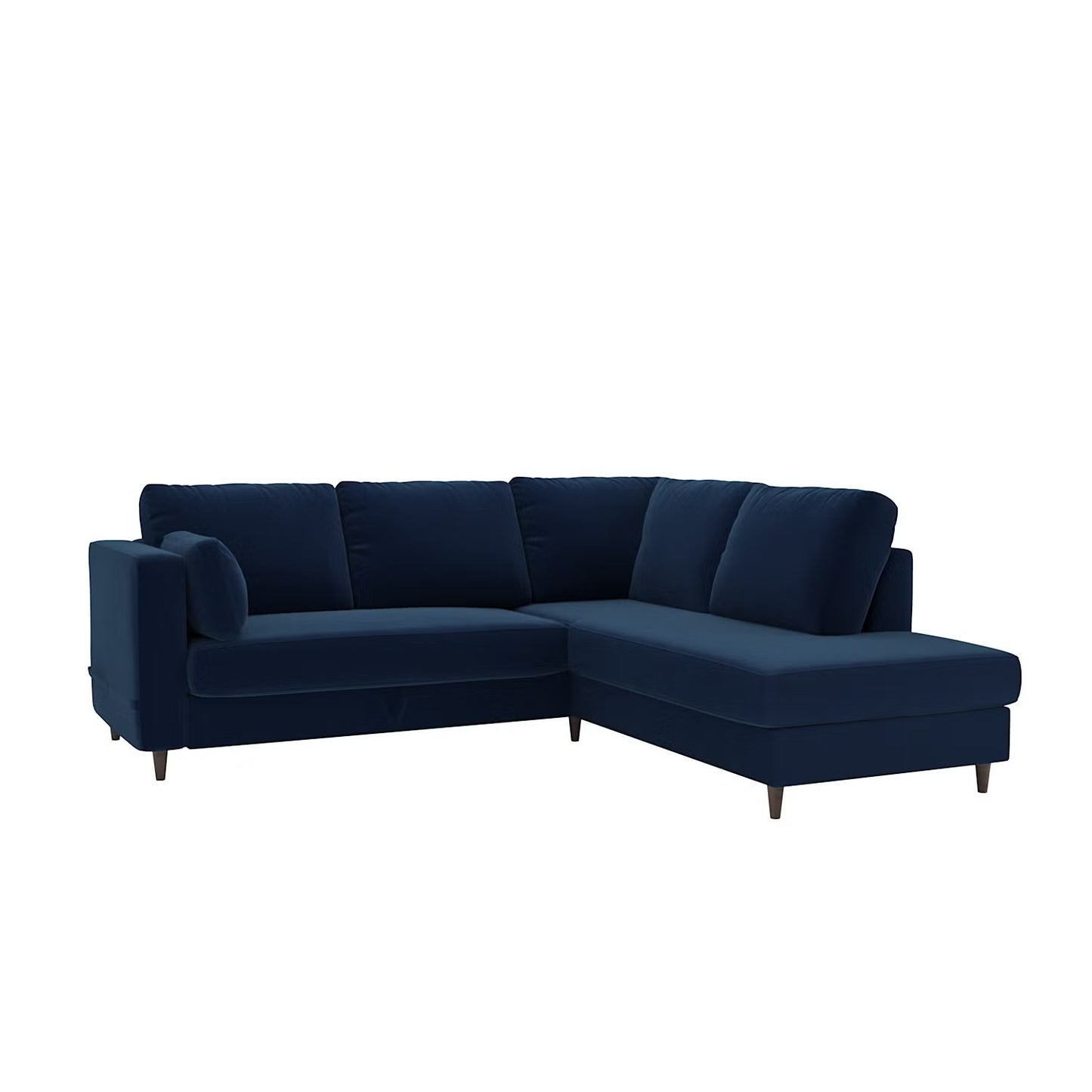 Blue L Shaped Sofa