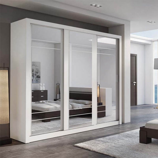 Sleek White Modern Wardrobe