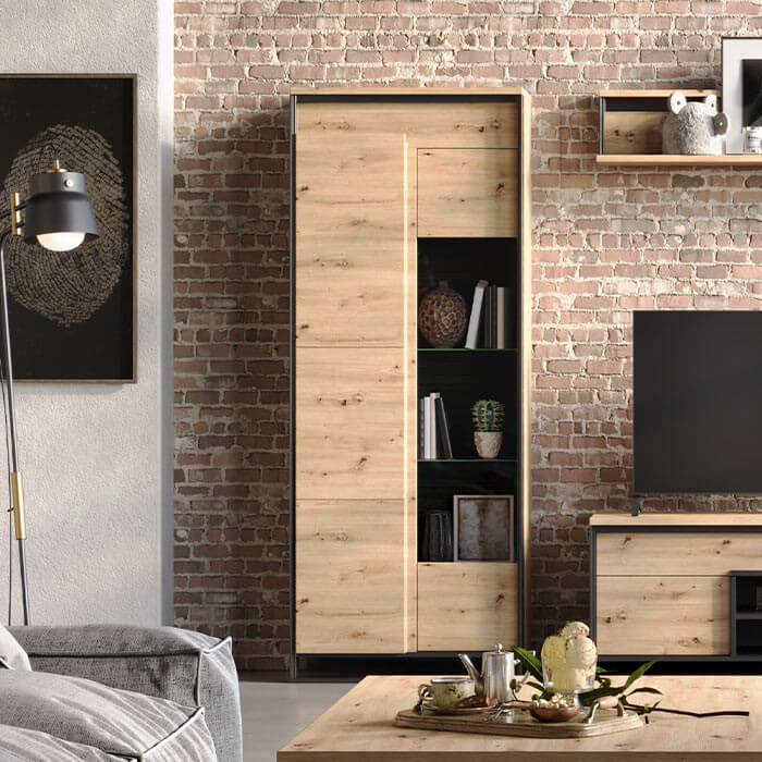 Elegant Modern Bookshelf And Cupboard